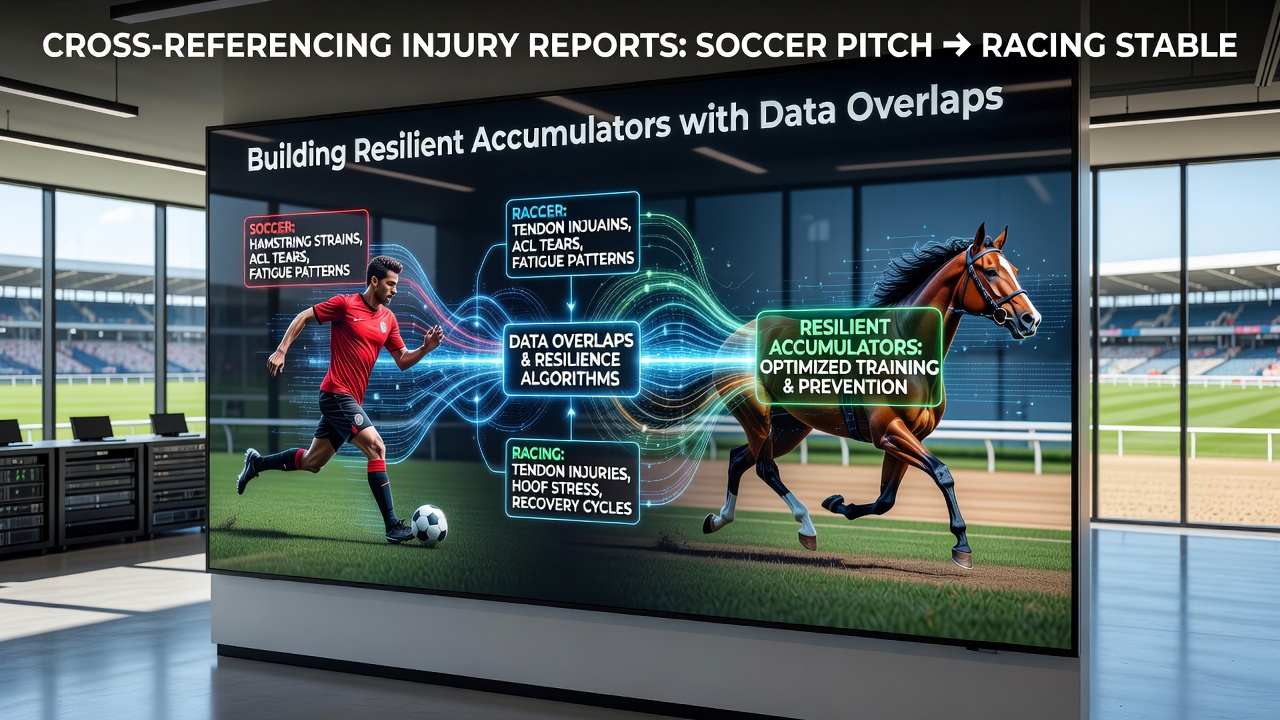 Cross-referencing soccer injury reports with horse racing stable data for accumulator strategies