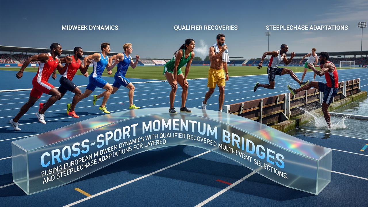 Cross-sport momentum analysis showing European soccer, tennis qualifiers, and steeplechase racing integrations