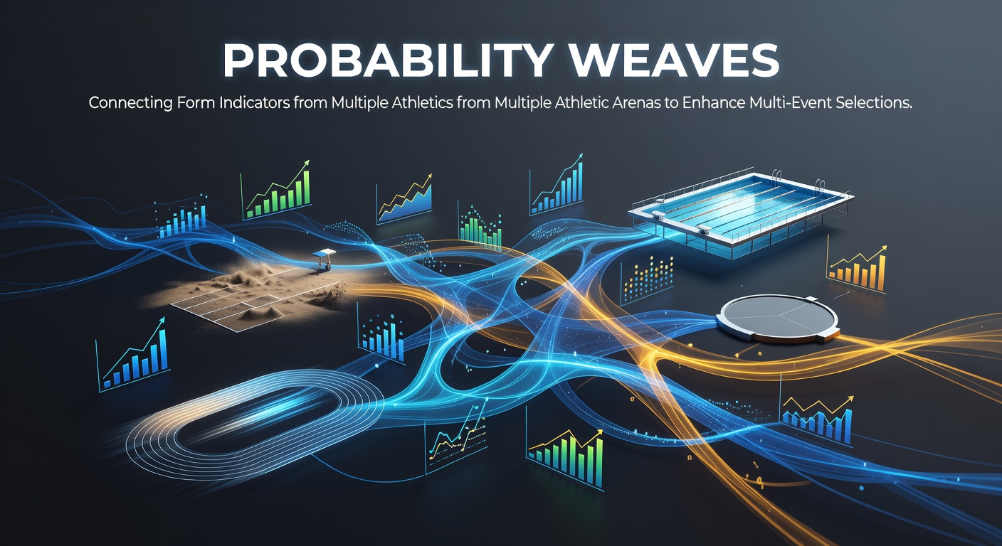 Diagram illustrating statistical links between form metrics in soccer, tennis, and horse racing for multi-event betting analysis