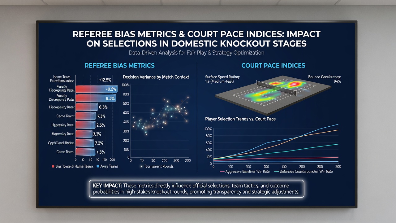 Tennis challenger match on an outdoor hard court with overlaid court pace index readings and player performance heat maps