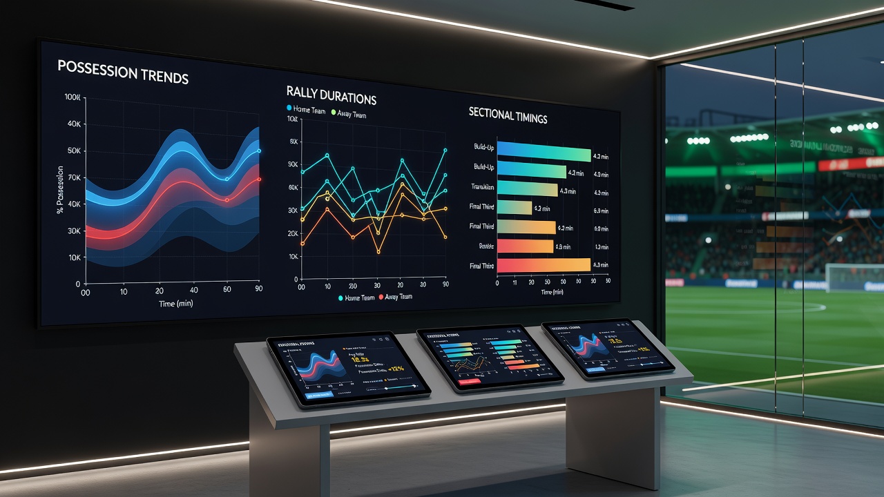 Side-by-side comparison of data streams from football matches, tennis matches, and horse races feeding into a single predictive engine